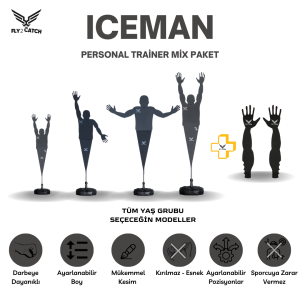 ICEMAN Antrenman Mankeni Personal Trainer Mix Paket(4 adet manken)